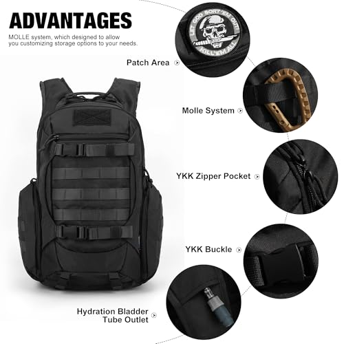 Foto von Mardingtop 28L Rucksack Taktischer Trekkingrucksacke Rucksäck Outdoor Wanderrucksäcke für Camping Wandern Reisen