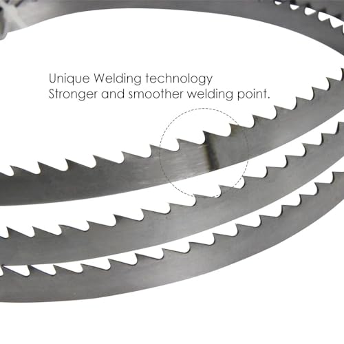 4er SET Bandsägeblatt 1790 x 10 x 0,35 mm 10 ZpZ für Hart/Weich Holz Kunststoff, Sägeband Bandsägeblatter passend für Holzstar HBS 251, passend für HBS261