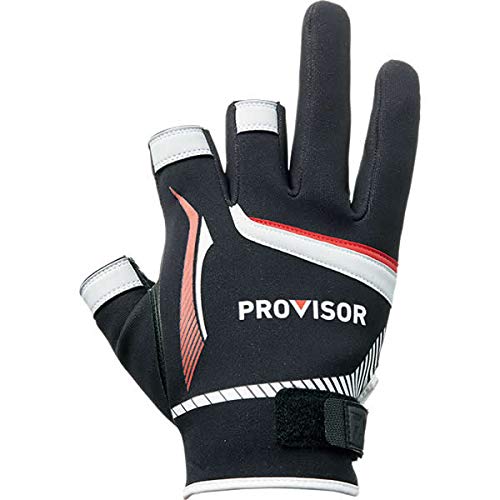 ダイワ(DAIWA) フィッシンググローブ プロバイザー タイタニュームα 防寒レザーグローブ 3本カット ライトグレー M DG-14008PVW 釣り用