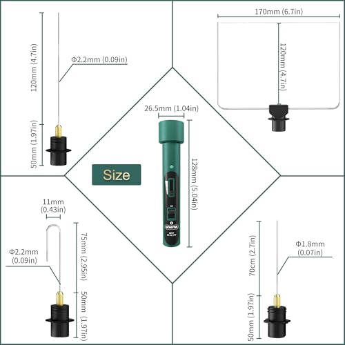 GONYTIA 27W Hot Wire Foam Cutter, Upgraded Cutting Tool with Temperature Controller Light Indicator, Styrofoam Hot Knife Foam Cutter for XPS Foam, EPE, EVA, KT Board, EPS Foam, Sponge - Image 5