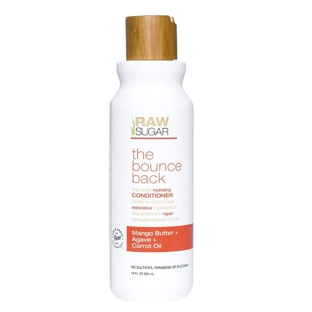 RAW SUGARBounce Back Conditioner Mango Butter + Agave + Carrot Oil 18 FL