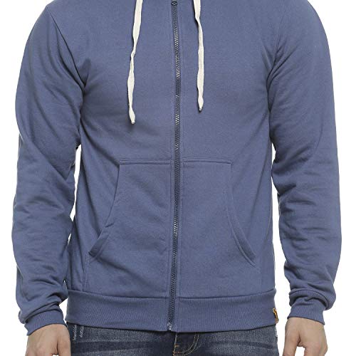 Image of Campus Sutra Men's Cotton Hooded Neck Sweatshirt