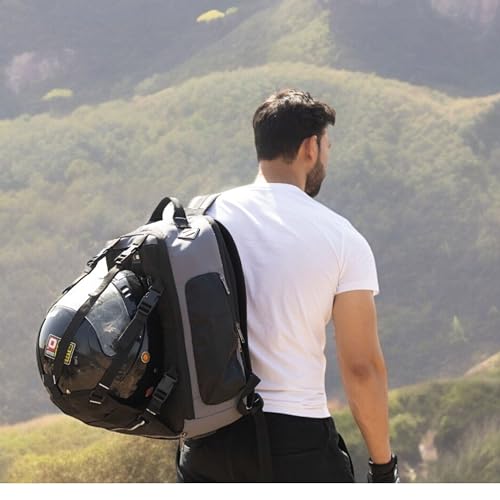 Image of Ligo Water Resistant Hammer Travel Laptop Bag | Motorcycle Backpack Bag for Men | Riding Backpack for Men and Women