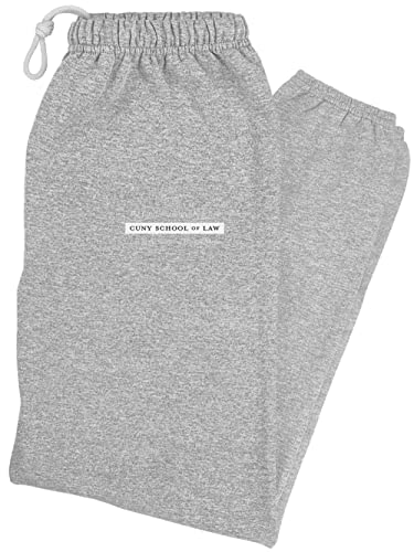 LOGOVISION CUNY School of Law Primary Logo Mens Jogger Sweatpants, Athletic Heather, Medium