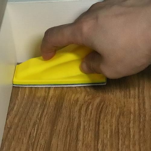 POLIWELL Micro Sander Kit 3.5” x 1” Mini Sander for Small Projects