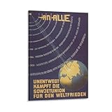 Propaganda-Poster der DDR an alle unerschütterlichen 
