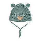 Steiff Unisex Baby GOTS Winter-Hut, Sagebrush Green, 49