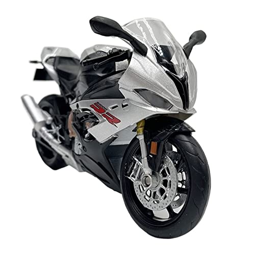 Moto S1000RR 1:12 édition de collection avec finitions premium en métal argenté