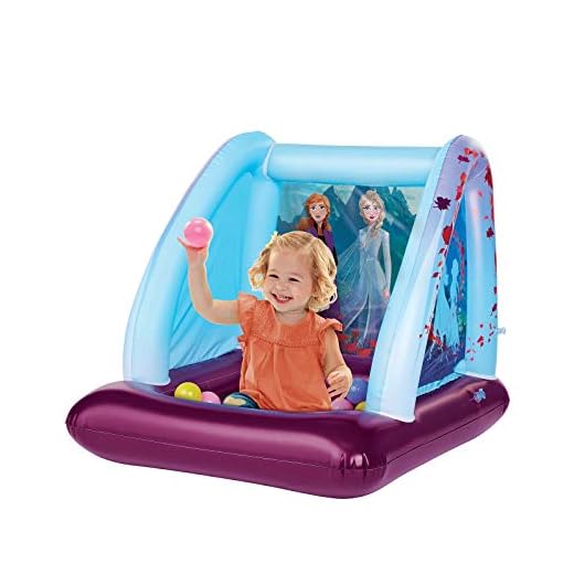 Frozen 2 Ball Pit Playland, 1 Inflatable & 15 Soft-Flex Balls