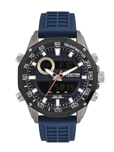 Image of Kenneth Cole Reaction Digi-Analog Blue Dial Watch for Men - KRWGP0070603