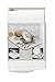S&T INC. Absorbent, Reversible Microfiber Dish Drying Mat for Kitchen, 16 Inch x 18 Inch, Cream