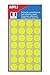 Apli 111862 - Pochette de 140 pastilles jaune fluo Ø 15 mm