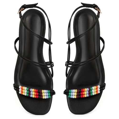 Image of Jelly Shoes for Women Jelly Mesh Flat Sandals Closed Toe Round Toe Slides Flats Slip on Summer Slippers Mules