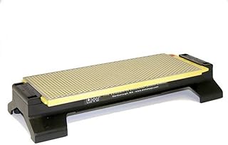 Diamond Machining Technology (DMT) W250CX-WB DuoSharp Double-Sided Diamond Sharpening Stone Bench With Base, Fine/Extra Fine, 10 Inch