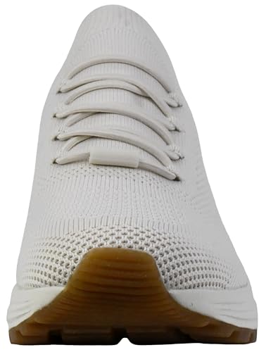 Skechers Womens Bobs Sparrow 2.0- Allegiance Crew Sneaker, Off White, 9.5 US