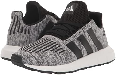 adidas Swift Run Sneaker, Core Black/Core Black/White, 7 US Unisex Big Kid | Image 6