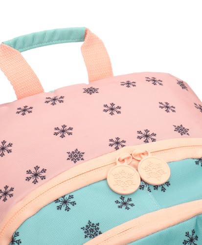 Image of STRIDERS Frozen School Bag for Kids | Fun Lightweight Durable Backpack | Padded Comfortable Straps & Sparkling Design | Ideal for School Adventures | 14 inches