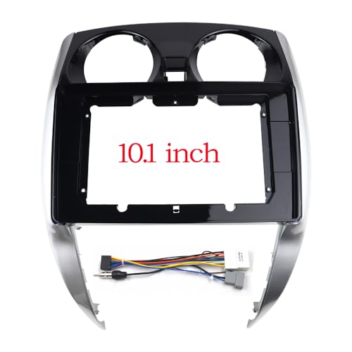 Car Radio Fascia Plate 2 DIN Android cornice da incasso per Nissan Note 2012 – 2019, supporto per console centrale autoradio, diaframma, pannello frontale (fascia and cable)
