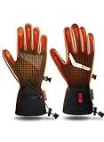 ThxToms Heated Gloves for Men Women With Touchscreen, Rechargeable Battery Electric Heating, Upgraded Thin Soft for Arthritis Driving Winter Outdoor Work