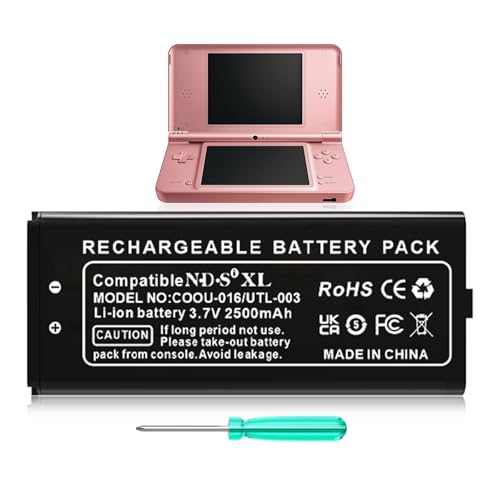 UTL-003 Batterie lithium-ion Kit d'outils compatible avec console de jeu Nintendo DSi XL/DSi LL/DS XL