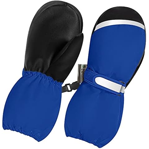 Zelda Matilda 100G 3M Thinsulate and Thick Sherpa - Waterproof & Reflective Long Cuff Mittens Cover