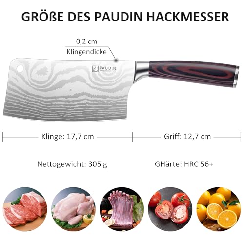 PAUDIN Hackmesser 17cm