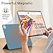 JETech Magnetische Hülle für iPad Pro 12,9 Zoll 2022/2021/2020/2018 (6./5./4./3. Generation), Pencil 2. Generation Aufladung, Schutzhülle Auto Wachen/Schlafen (Schwarz)