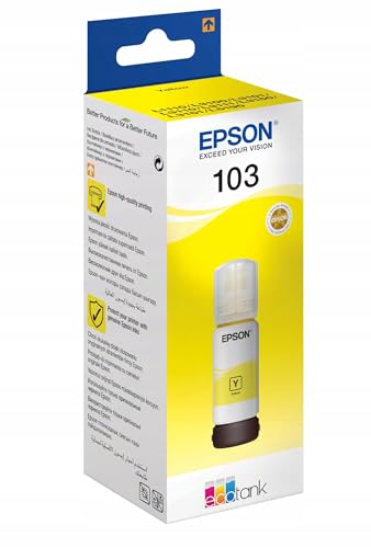 Epson 103 EcoTank Cyan Ink Bottle (WE), Taille Unique
