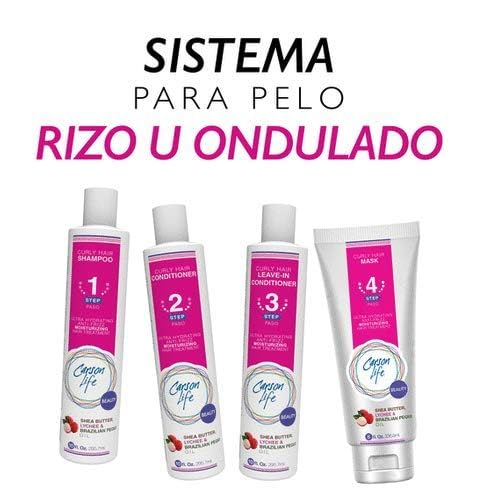 Authentic Carson Life Curly Hair Shampoo Paraben and Sulfate Free - 10 Oz - Designed For Curly & Wavy Hair - Shea Butter For Hydration, Anti Frizz, Shine and Bounce (2 Pack) highlighting its handcrafted details