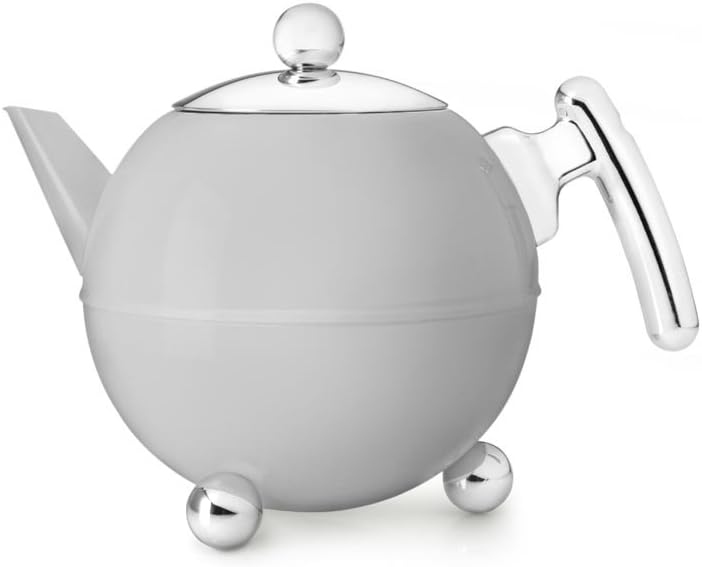 41 fl oz Teapot SS Cloudy Grey BELLA RONDE