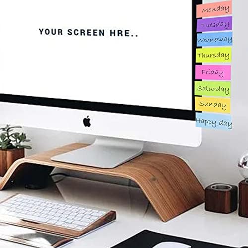 Sticky Notes, 1600 Sheets 8 Colors Self Sticky Notes Pad, Colour Sticky Notes, Bright Post Stickies for Office Home School Meeting Super Sticky Notes(76mm x 26mm)