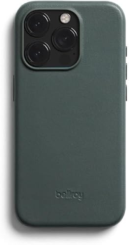 Bellroy Funda de cuero para iPhone 15 Pro - Everglade