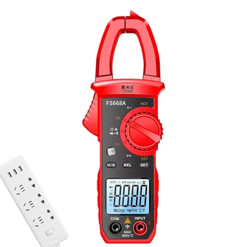 Pinza amperometrica Corrente AC/DC, Pinza amperometrica per corrente | Pinza amperometrica AC/DC con range automatico,Tester per misuratori di tensione intelligenti, voltmetri e multimetri per la misu