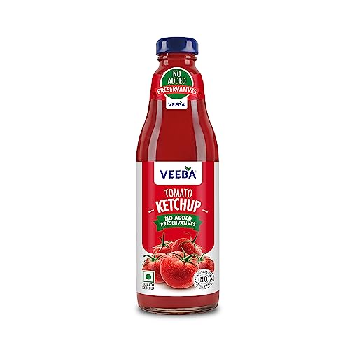 Veeba Truly Tomato Ketchup (500g) | No Added Preservatives | No Added Colour & Flavour | Non-GMO | Quality Tomato Ketchup I 100% Vegetarian (B086F9VR3J) Amazon Price History, Amazon Price Tracker