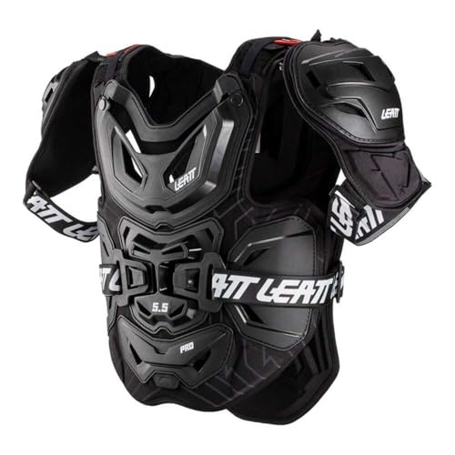 Leatt 5,5, Motorrad, Unisex, Erwachsene, XL, Schwarz