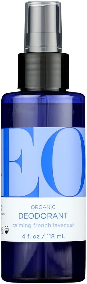 2 Packs of Eo Products Organic Deodorant Spray Lavender - 4 Fl Oz
