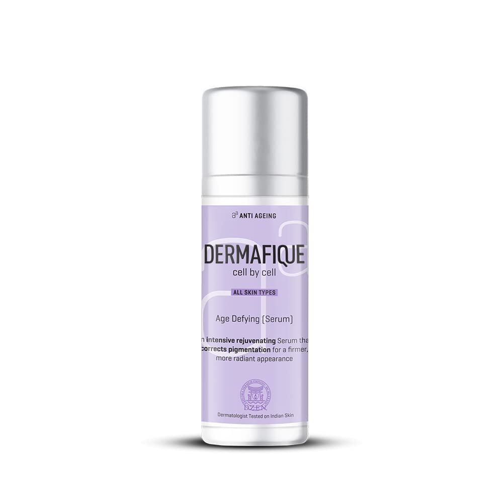 Dermafique Age Defying Face Serum with Vitamin E – 30ml, Anti-Ageing Serum, Corrects Skin Tone, Pigmentation & Dark Spots | Night Cream for Women Anti Ageing, Reduced Wrinkles & Firmer Skin in 4 Weeks* | Dermatologist Tested