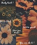 Photo Gallery sunflower notebook: aesthetic and motivational copybook Photo Gallery sunflower notebook: aesthetic and motivational copybook