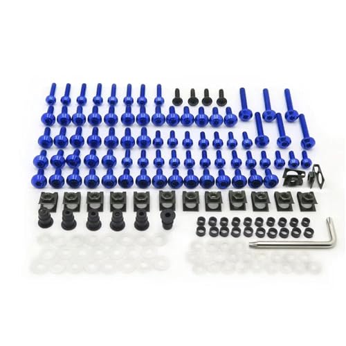 �l�W�t���i �l�W �t�@�X�i�[ �I�[�g�o�C �ɓK������J���T�L �ɓK������o���J�� �ɓK������X�Y�L GSX-R 1000 2005 2006 GSXR CNC �ɓK������z���_ CBR 600F4 �Z�b�g �I�[�g�o�C�t�F�A�����O�{���g�L�b�g(Blue)