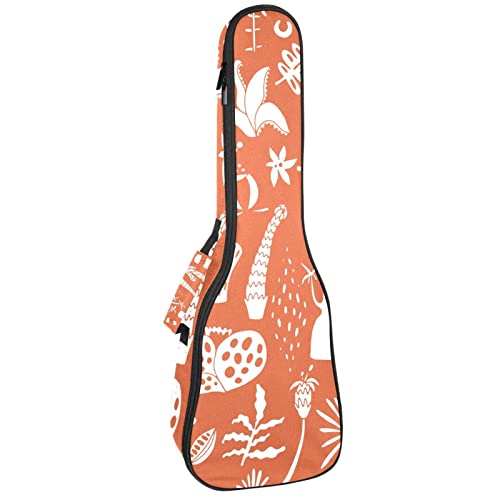 Housse ukulélé ténor étanche anti-choc sac à dos 53/61 cm