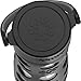 Lifefactory 16-Ounce BPA-Free Glass Water Bottle with Classic Cap and Protective Silicone Sleeve, Onyx