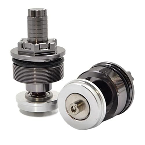HUISI Vorspannung Gabel Kappe Fit for Kawasaki Z650 Z750 ER6N ER6F Ninja 650R 400R ER4F Vulcan S650 ZRX 400 Zephyr 750 ZR750 Einstellbare Gabel Bolzen(Dark Grey)