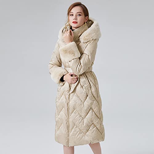 Doudoune à capuche légère et mi-longue pour hiver - 3