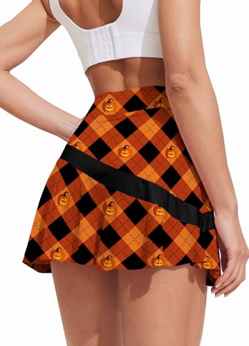 Ekouaer Tennis Skirts for Women Pleated Athletic Golf Skorts Skirt