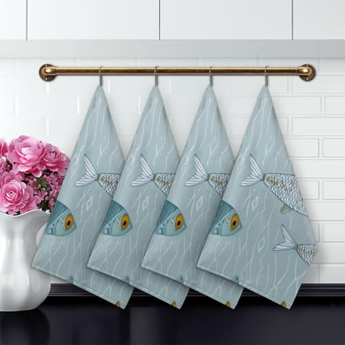 Torchons de cuisine microfibre absorbants et séchage rapide - 4