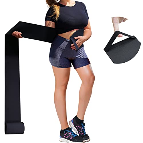 Snatch Me Up Bandage Wrap, Invisible Waist Wrap Trainer Tape with Loop, Trimmer Belt , Adjustable Wrapped Support Lumbar Waist Trainer for Women,Stomach/Belly/Tummy/Body Shaper Compression Wrap Black