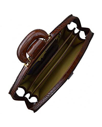 Pratesi Brunelleschi Briefcase - K120 King (Dark Brown)4