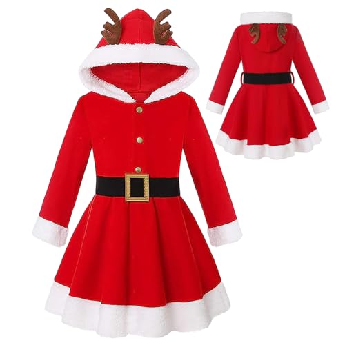 Vestido de Papá Noel para festivales escolares infantiles y bailes