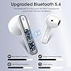 Wireless Earbuds, Bluetooth 5.4 Earphones HiFi Stereo, 14mm Drivers with Big Bass, 40H Bluetooth Headphones with 4 ENC Noise Cancelling Mic, IP7 Waterproof Ear Buds Comfortable Fast Charging Silver #2