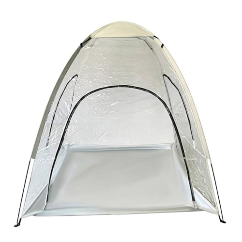 Abri pliable en PVC transparent pour terrasse fini le froid hivernal avec ce grand espace